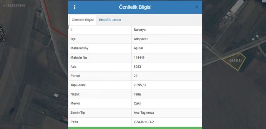 Aşırlar'da Yol Üzeri Satılık Tarla